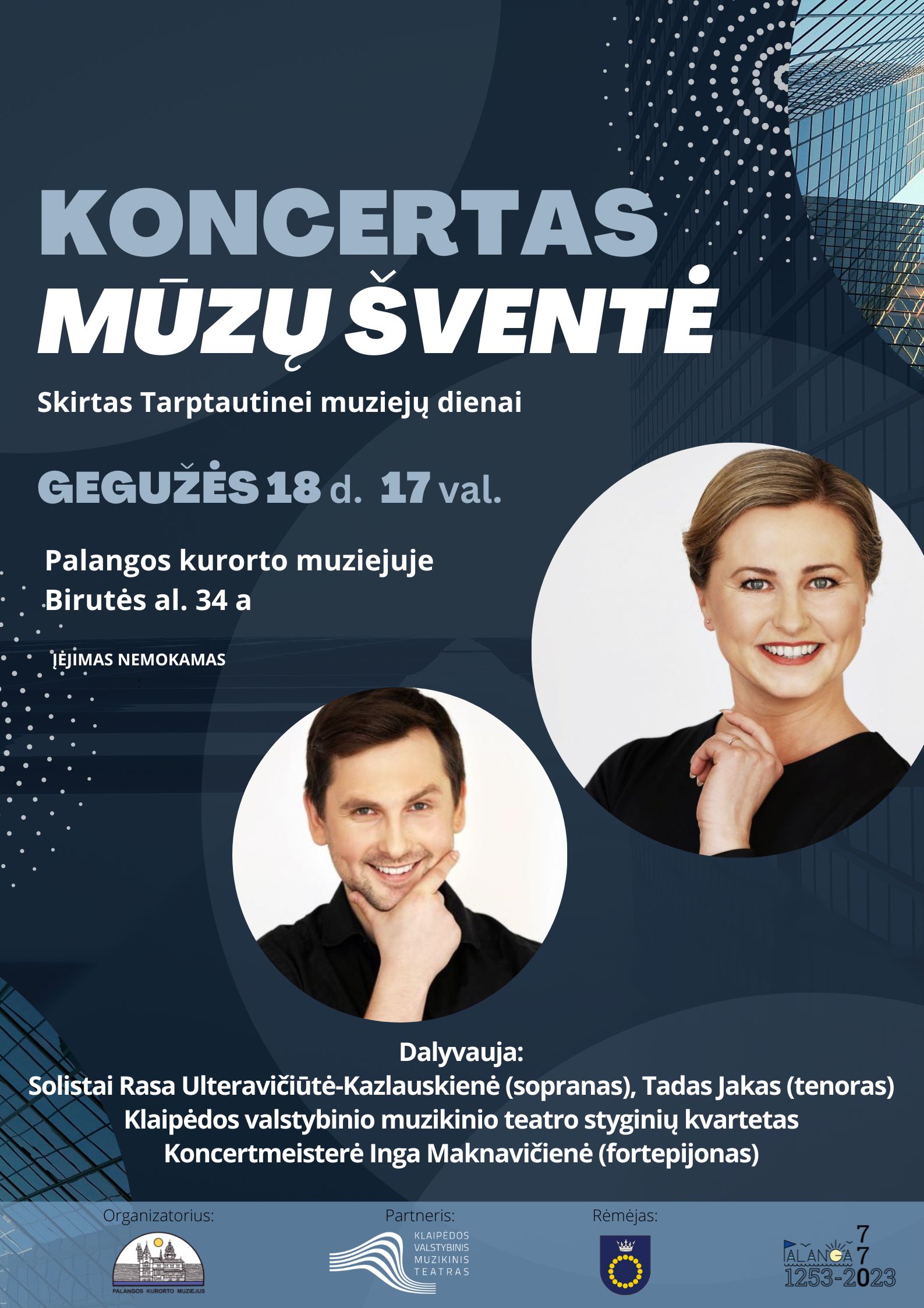 Tarptautinei muziejų dienai – koncertas „Mūzų šventė“
