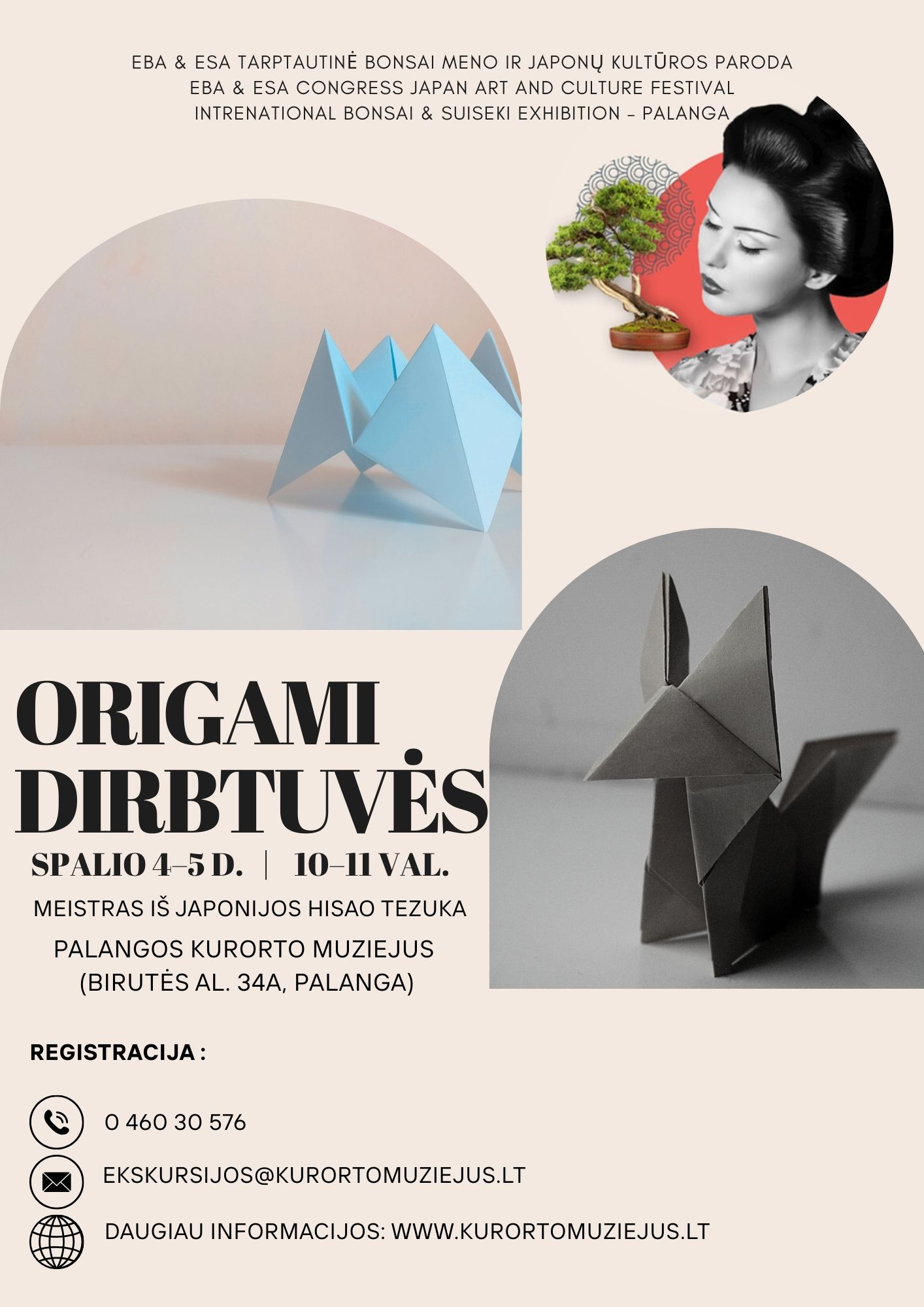 ORIGAMI DIRBTUVĖS